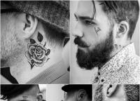 Vakre fasjonable tatoveringer for menn
